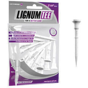 Lignum Tee 2 1/8 Inch White 16 pcs