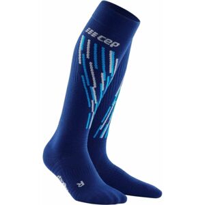 CEP WP306 Thermo Socks Men Blue/Azure III Lyžiarske ponožky