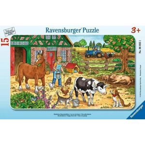 Ravensburger Puzzle Šťastný život na farme 15 dielov