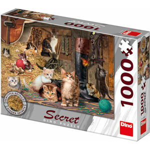 Dino Puzzle Mačky 1000 dielov