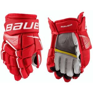 Bauer Hokejové rukavice S21 Supreme Ultrasonic JR 10 Červená