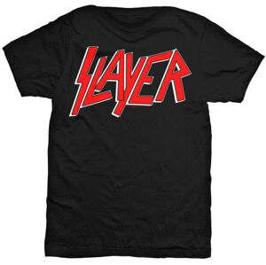 Slayer Tričko Classic Logo Červená-Čierna S