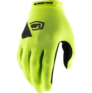 100% RIDECAMP Gloves Fluo Yellow MD
