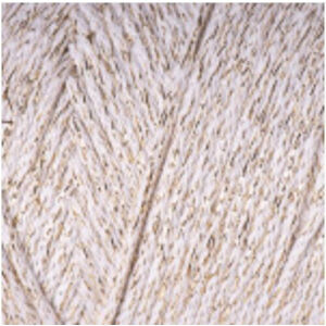 Yarn Art Macrame Cotton Lurex 2 mm 724 Beige Gold