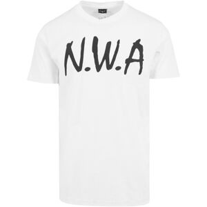 N.W.A Tričko Logo Biela XL