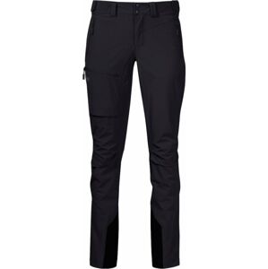 Bergans Breheimen Softshell Women Pants Black/Solid Charcoal XL Outdoorové nohavice