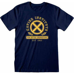 X-Men Tričko Xavier Institute Badge Modrá M