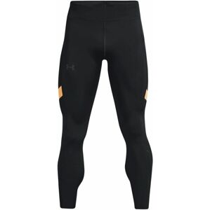 Under Armour Men's UA Speedpocket Tights Black/Orange Ice XL Bežecké nohavice/legíny