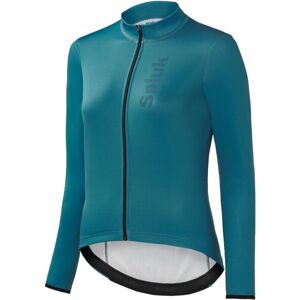 Spiuk Anatomic Winter Jersey Long Sleeve Woman Turquoise Blue S