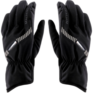 Sealskinz Waterproof All Weather LED Cycle Glove Black XL Cyklistické rukavice