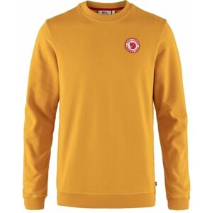Fjällräven Outdoorová mikina 1960 Logo Badge Sweater M Mustard Yellow XL