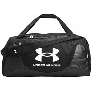 Under Armour UA Undeniable 5.0 Large Duffle Bag Black/Metallic Silver 101 L Športová taška