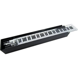 Music Sales 30 cm Keyboard Design Pravítko Čierna