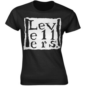 Levellers Tričko Logo Čierna 2XL