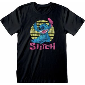 Lilo & Stitch Tričko Vintage Stitch Čierna 2XL
