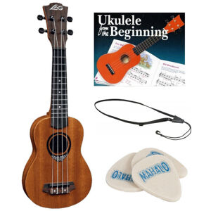 LAG TKU110S SET Sopránové ukulele Natural Satin