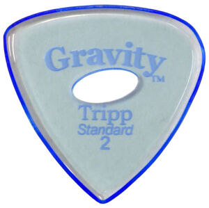 Gravity Picks GTRS2PE Tripp Standard 2.0mm Polished w/ Elipse Blue