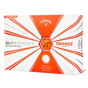 Callaway Supersoft Golf Balls 19 Matte Orange 12 Pack