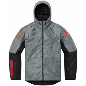 ICON - Motorcycle Gear Airform Battlescar™ Jacket Sivá 4XL Textilná bunda