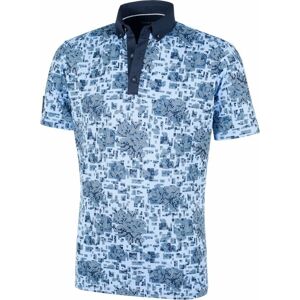 Galvin Green Maddox Ventil8+ Mens Polo Shirt Blue Bell/Navy L