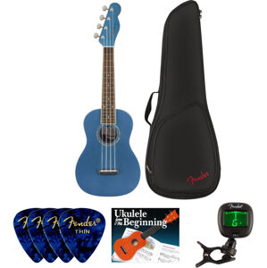 Fender Zuma Classic Concert Ukulele Walnut FB Lake Placid Blue SET Koncertné ukulele Lake Placid Blue