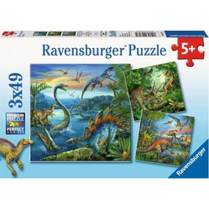 Ravensburger Puzzle Fascinačné dinosaury 3 x 49 dielov