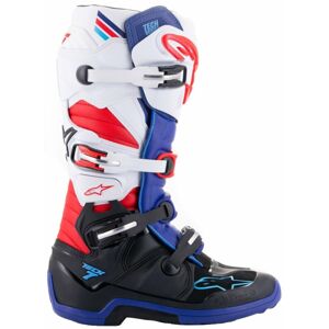 Alpinestars Tech 7 Boots Black/Dark Blue/Red/White 42 Topánky