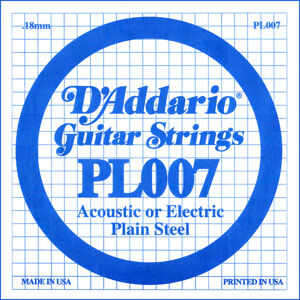 D'Addario PL 007 Samostatná struna pre gitaru
