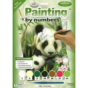 Royal & Langnickel Maľovanie podľa čísel Pandy