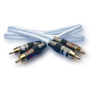 SUPRA Cables DUAL 2RCA 5 m Biela