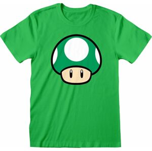 Super Mario Tričko UP Mushroom Zelená S