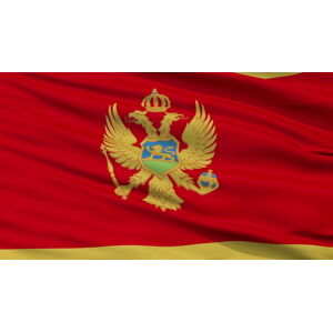 Lindemann Montenegro Národná vlajka 20 x 30 cm