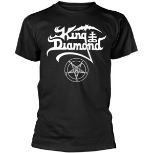King Diamond Tričko Logo Čierna XL