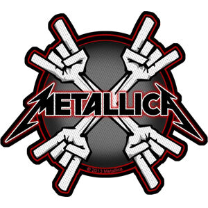 Metallica Metal Horns Nášivka Multi