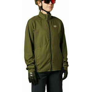 FOX Womens Ranger Wind Jacket Olive Green L Cyklo-Bunda, vesta