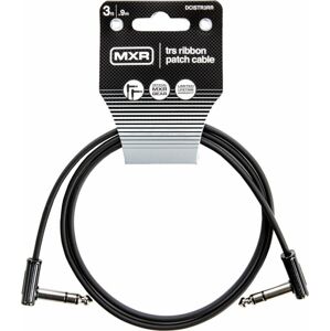 Dunlop MXR DCISTR3RR Ribbon TRS Cable Čierna 0,9 m Zalomený - Zalomený