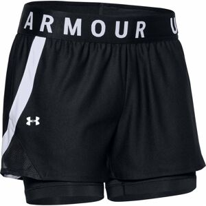 Under Armour Women's UA Play Up 2-in-1 Shorts Black/White M Fitness nohavice