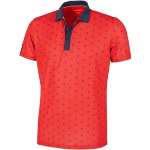 Galvin Green Monty Mens Polo Shirt Red/Navy S