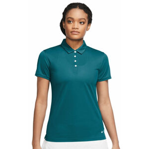 Nike Dri-Fit Victory Womens Golf Polo Bright Spruce/White XS