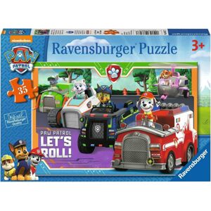 Ravensburger Puzzle Tlapková patrola v autách 35 dielov