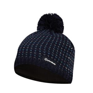 TaylorMade Ladies Bobble Beanie Navy 2019