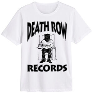 Death Row Records Tričko Logo Biela 2XL