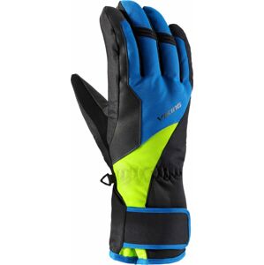 Viking Santo Gloves Black/Blue/Yellow 10 Lyžiarske rukavice