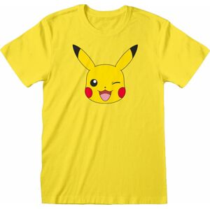 Pokémon Tričko Pikachu Face XL Yellow