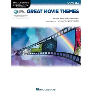 Hal Leonard Great Movie Themes: Instrumental P-A Violin Violin Noty
