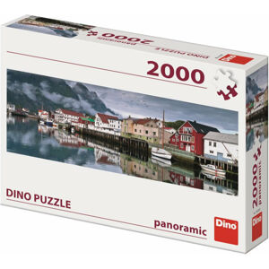 Dino Puzzle Rybárska dedina 2000 dielov