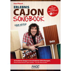 HAGE Musikverlag Experience Cajon Songbook with MP3-CD Noty