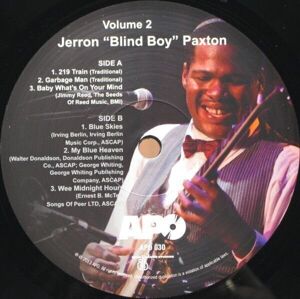 Jerron Blind Boy Paxton - Jerron Blind Boy Paxton Volume 2 (LP)