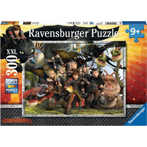 Ravensburger Puzzle Ako vycvičiť draka Udržujte svojich priateľov blízko 300 dielov