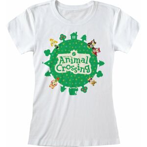 Nintendo Animal Crossing Tričko Logo Biela XL